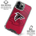 NFL Atlanta Falcons Double Vision iPhone 16 Pro Clear Case